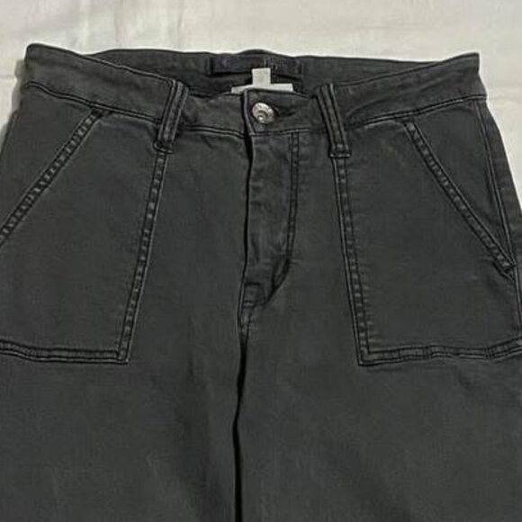 Dark Gray Wide Leg Pants - Picture 2 of 4